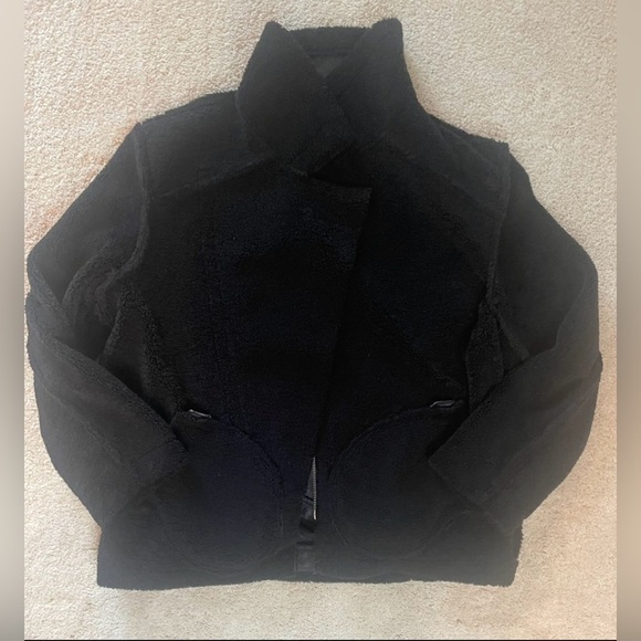 American Eagle Faux Suede Shearling Lined Distressed Moto Jacket,  Bl,  Sz XL - Picture 16 of 16